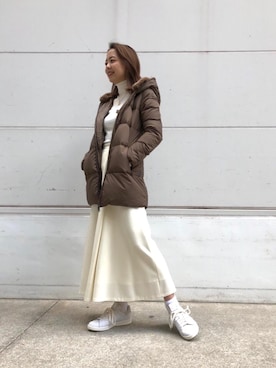 高山里沙さん（レディース・167cm）の冬コーディネート