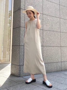 高山里沙さん(レディース・167cm)の春コーディネート