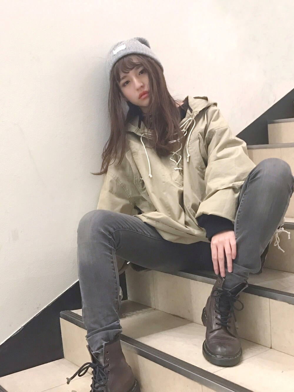 Jieda（ジエダ）の「2016春夏 DENIM LACE-UP PARKA（パーカー）」 - WEAR