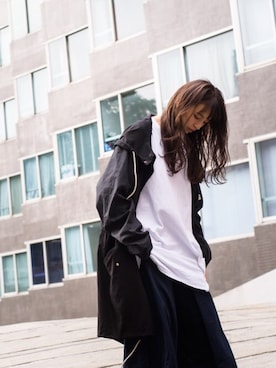 「connecter」｜朱里さん（レディース・164cm）の春コーディネート