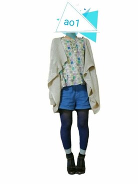 「kuskus（クスクス）のアイテム」を使った、ao1さん（レディース・152cm）の秋コーディネート