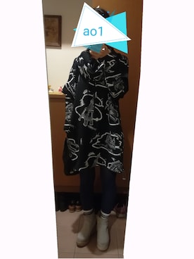 「mercibeaucoup,（メルシーボークー）のアイテム（ワンピース/ドレス）」を使った、ao1さん（レディース・153cm）の秋コーディネート
