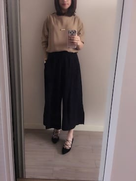 「ICB（アイシービー）のアイテム（トップス）」を使った、愿此刻长留さん（レディース・169cm）の春コーディネート