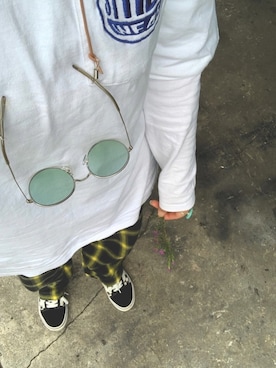 「SPINNS（スピンズ）のアイテム（パンツ）」を使った、すうしさん（レディース・157cm）の春コーディネート