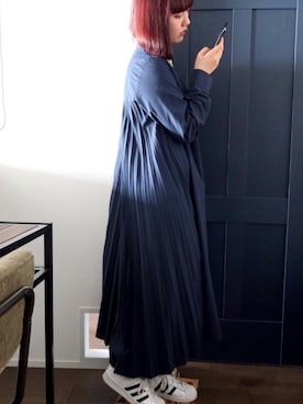 「モードストリート」｜「アイテム（シャツワンピース）」を使った、さいとうあいさん（レディース・163cm）の夏コーディネート