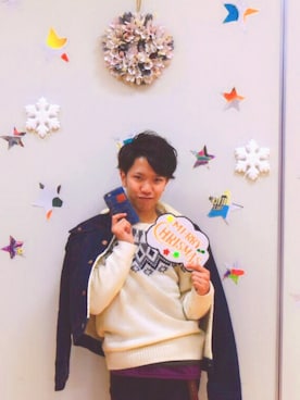 「URBAN RESEARCH Sonny Label（アーバンリサーチサニーレーベル）のアイテム（ブルゾン）」を使った、いしかわしょうたさん（メンズ・160cm）の冬コーディネート