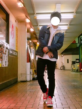 「GOTCHA（ガッチャ）のアイテム（ジャケット/アウター）」を使った、みやっちさん（メンズ・167cm）の冬コーディネート