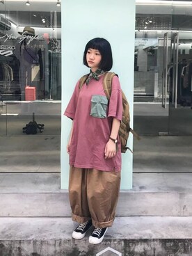 「planet（planet）のアイテム」を使った、畇🍞さん（レディース・150cm）の秋コーディネート