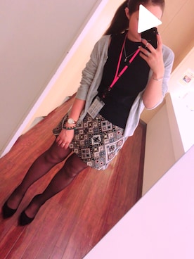 「オフィス」｜「アイテム（アナログ腕時計）」を使った、Natsumiさん（レディース・155cm）の夏コーディネート