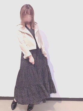 「Auntmaries」｜「アイテム（ジャケット/アウター）」を使った、𝕄 𝕚 𝕚❁さん（レディース・157cm）の冬コーディネート