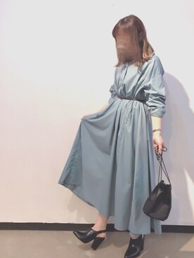 「Auntmaries」｜「アイテム（ワンピース/ドレス）」を使った、𝕄 𝕚 𝕚❁さん（レディース・157cm）の冬コーディネート