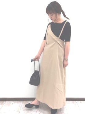 「アントマリーズ」｜「アイテム（ワンピース）」を使った、𝕄 𝕚 𝕚❁さん（レディース・157cm）の夏コーディネート