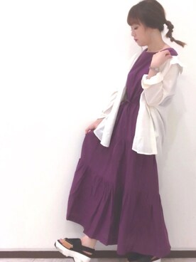 「Auntmaries」｜𝕄 𝕚 𝕚❁さん（レディース・157cm）の夏コーディネート