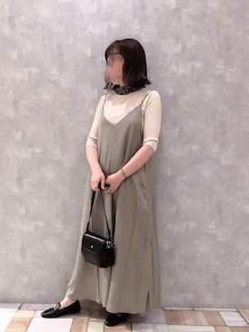 「アントマリーズ」｜「アイテム（ワンピース）」を使った、𝕄 𝕚 𝕚❁さん（レディース・157cm）の秋コーディネート