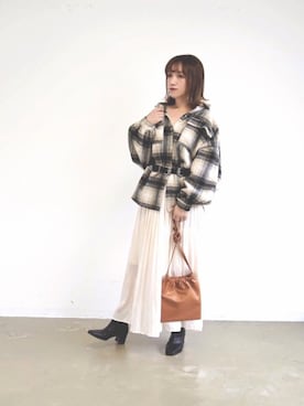 「アントマリーズ」｜「アイテム（トップス）」を使った、𝕄 𝕚 𝕚❁さん（レディース・157cm）の秋コーディネート