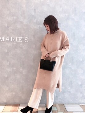 「アントマリーズ」｜「アイテム（ワンピース）」を使った、𝕄 𝕚 𝕚❁さん（レディース・157cm）の秋コーディネート