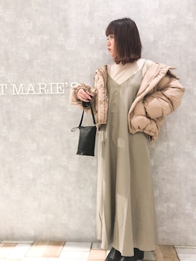 「アントマリーズ」｜「アイテム（ワンピース）」を使った、𝕄 𝕚 𝕚❁さん（レディース・157cm）の冬コーディネート