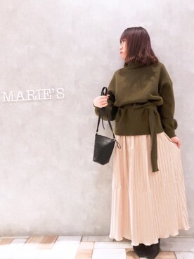 「アントマリーズ」｜「アイテム（トップス）」を使った、𝕄 𝕚 𝕚❁さん（レディース・157cm）の冬コーディネート