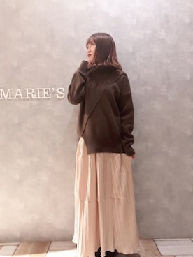 「アントマリーズ」｜「アイテム（トップス）」を使った、𝕄 𝕚 𝕚❁さん（レディース・157cm）の冬コーディネート