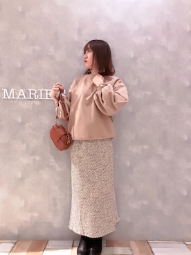 「アントマリーズ」｜「アイテム（スウェット）」を使った、𝕄 𝕚 𝕚❁さん（レディース・157cm）の冬コーディネート