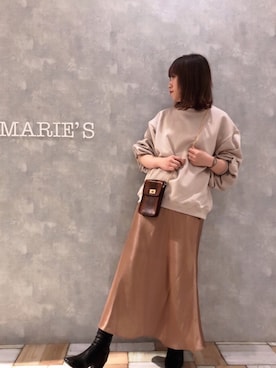 「アントマリーズ」｜「アイテム（トップス）」を使った、𝕄 𝕚 𝕚❁さん（レディース・157cm）の冬コーディネート