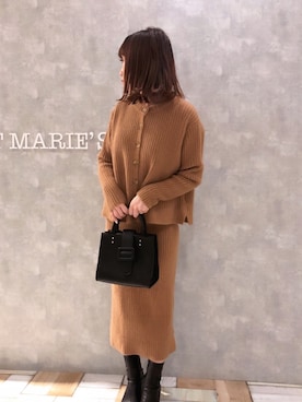 「アントマリーズ」｜「アイテム（ワンピース）」を使った、𝕄 𝕚 𝕚❁さん（レディース・157cm）の冬コーディネート