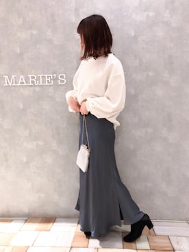 「アントマリーズ」｜「アイテム（スウェット）」を使った、𝕄 𝕚 𝕚❁さん（レディース・157cm）の冬コーディネート