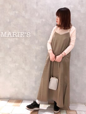 「flowriri（フロウリリ）のアイテム」を使った、𝕄 𝕚 𝕚❁さん（レディース・157cm）の冬コーディネート