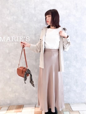 「アントマリーズ」｜「アイテム（その他アウター）」を使った、𝕄 𝕚 𝕚❁さん（レディース・157cm）の冬コーディネート