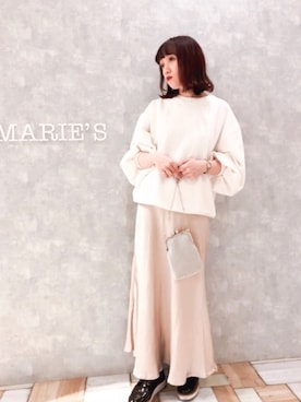 「アントマリーズ」｜「アイテム（スウェット）」を使った、𝕄 𝕚 𝕚❁さん（レディース・157cm）の冬コーディネート