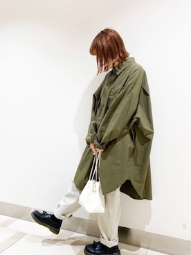 「SVEC（シュベック）のアイテム（ローファー）」を使った、𝕄 𝕚 𝕚❁さん（レディース・157cm）の秋コーディネート