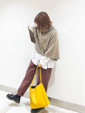 「Libra Cue（リブラ キュー）のアイテム（トップス）」を使った、𝕄 𝕚 𝕚❁さん（レディース・157cm）の秋コーディネート