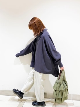 「Libra Cue（リブラ キュー）のアイテム（トップス）」を使った、𝕄 𝕚 𝕚❁さん（レディース・157cm）の秋コーディネート