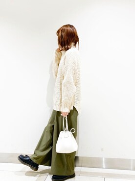 「SVEC（シュベック）のアイテム（ローファー）」を使った、𝕄 𝕚 𝕚❁さん（レディース・157cm）の冬コーディネート