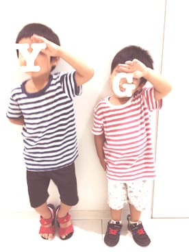 a★aさん（キッズ・90cm）の夏コーディネート