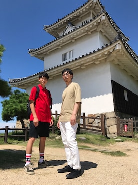 「nico（ニコ）のアイテム（パンツ）」を使った、s.namitaさん（メンズ・172cm）の夏コーディネート