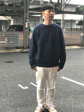 「nico（ニコ）のアイテム（パンツ）」を使った、s.namitaさん（メンズ・172cm）の冬コーディネート