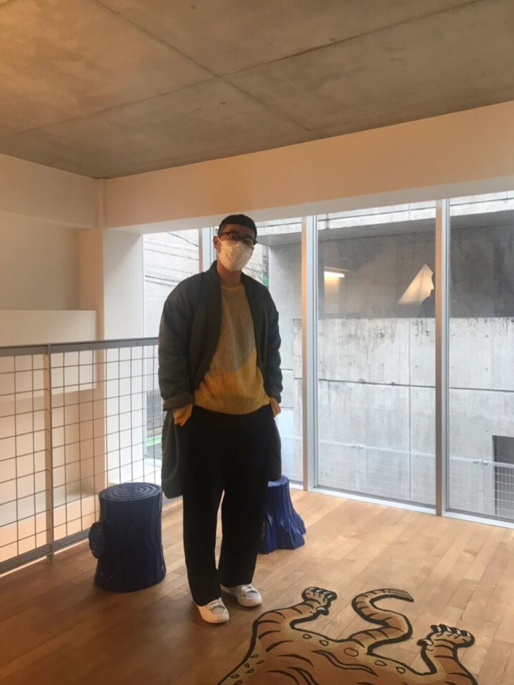 「visvim、UNUSED、YAECA」｜「VISVIMのアイテム（ジャケット/アウター、グリーン系）」を使った、zo_z1ogさん（メンズ・173cm）の冬コーディネートの1枚目の写真