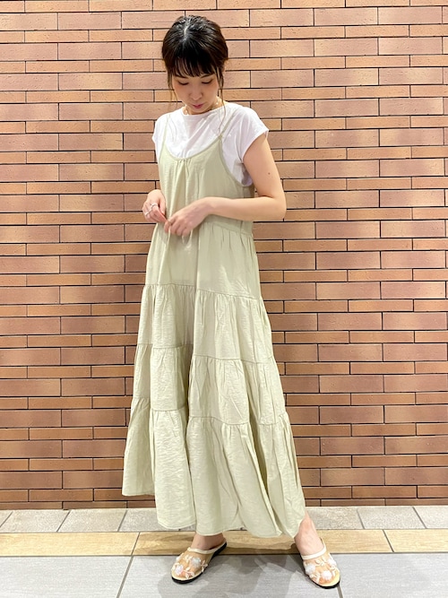 Tomomi As Know As Pinky ソラリアプラザ天神 As Know As Pinkyのワンピースを使ったコーディネート Wear Tomomi As Know As Pinky ソラリアプラザ天神 As Know As Pinkyのワンピースを使ったコーディネート Wear