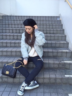 はるかさん（レディース・163cm）の冬コーディネート