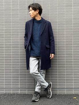 「URBAN RESEARCH ROSSO WOMEN（アーバンリサーチ　ロッソ）のアイテム（ジャケット/アウター）」を使った、Yuuki Nakajima(中島雄基)さん（メンズ・173cm）の冬コーディネート