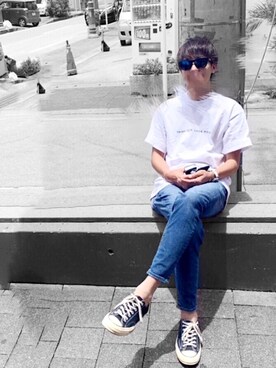 Oakley オークリー Frog Skin サングラスを使ったメンズ人気ファッションコーディネート Wear