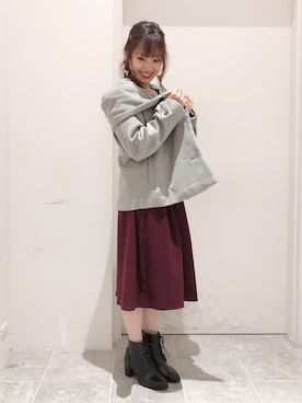 「Discoat Parisien」｜「アイテム（ブーツ）」を使った、su8zu1koさん（レディース・150cm）の秋コーディネート
