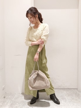 「Discoat」｜「アイテム（腕時計）」を使った、su8zu1koさん（レディース・150cm）の秋コーディネート