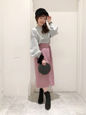 「Discoat Parisien」｜「アイテム（アクセサリー）」を使った、su8zu1koさん（レディース・150cm）の冬コーディネート