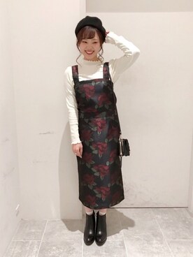 「レトロ」｜「アイテム（ブーティ）」を使った、su8zu1koさん（レディース・150cm）の冬コーディネート