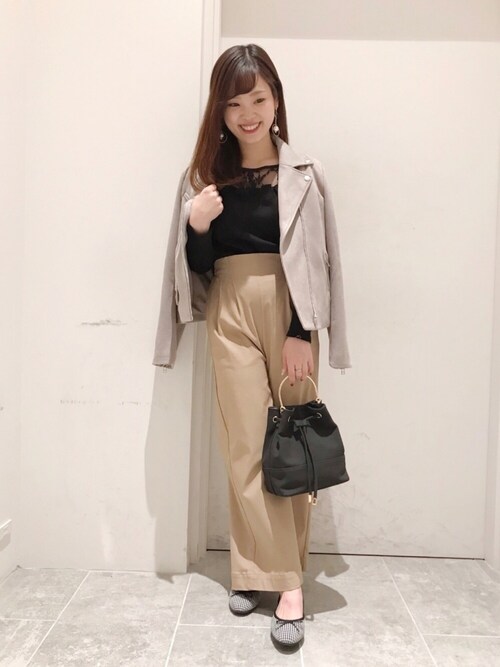 Su8zu1ko Discoat Parisien Discoat Parisienのライダースジャケットを使ったコーディネート Wear