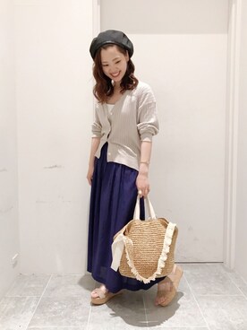 「Discoat」｜「アイテム（キャミソール）」を使った、su8zu1koさん（レディース・150cm）の春コーディネート