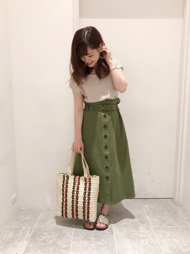 「Discoat Parisien」｜「アイテム（アクセサリー）」を使った、su8zu1koさん（レディース・150cm）の春コーディネート