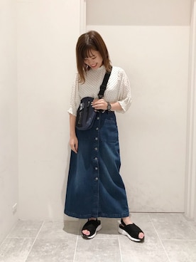 「Dickies（ディッキーズ）のアイテム（バッグ）」を使った、su8zu1koさん（レディース・150cm）の夏コーディネート